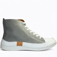 SKÓRZANE SZARE TRZEWIKI DAMSKIE HEKATIA