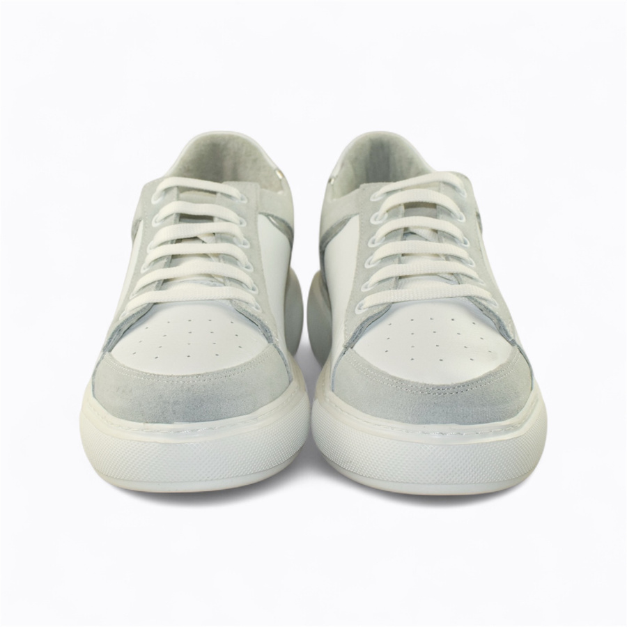 Skórzane białe sneakersy damskie Feralda