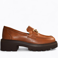 SKÓRZANE RUDE PÓŁBUTY DAMSKIE BELIONI