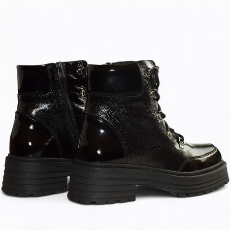 Keralin Women's Black Leather Boots