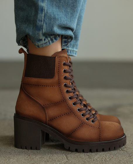 Taloria Women's Red Leather Boots