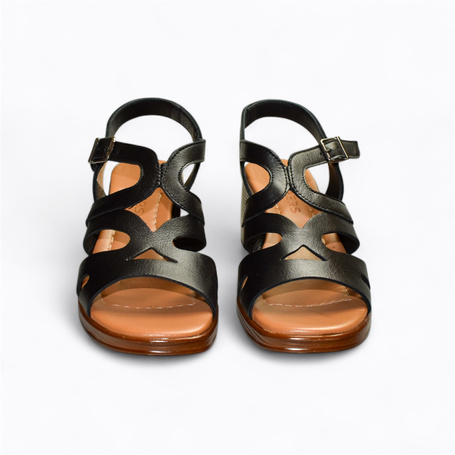ONTHERI BLACK WOMEN'S SANDALS