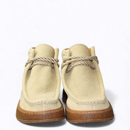 Iserlin Beige Leather Women's Boots