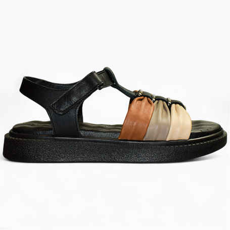 VIRENYS BLACK WOMEN'S SANDALS