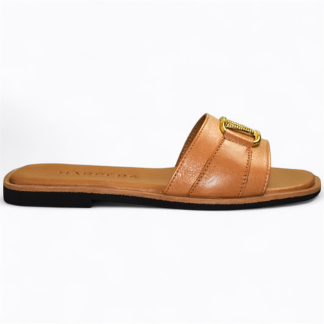 Yorelli Women's Red Leather Flip-Flops
