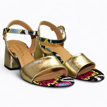BIANCA WOMEN'S GOLD SANDALS