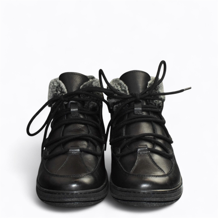 CZARNE ŚNIEGOWCE DAMSKIE BAREFOOT RENALIA