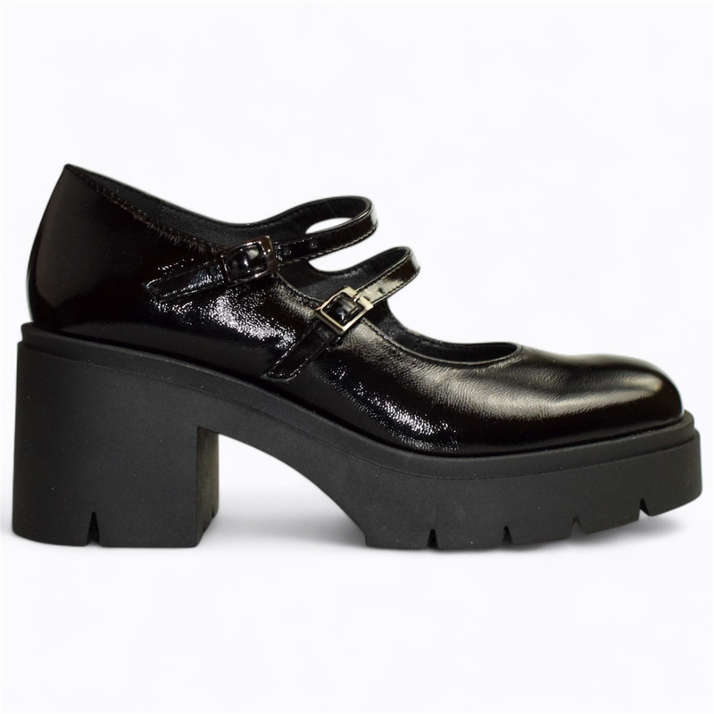 CZARNE PÓŁBUTY DAMSKIE TIBISIA