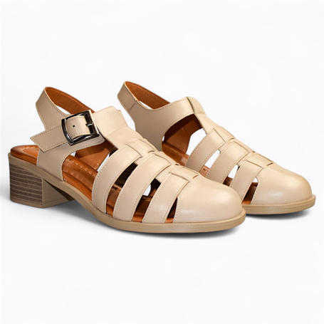 DARLINA BEIGE WOMEN'S SANDALS