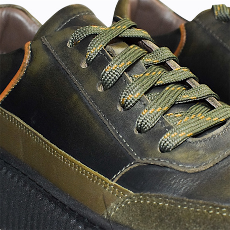 Brithus Men's Green Low-Top Shoes