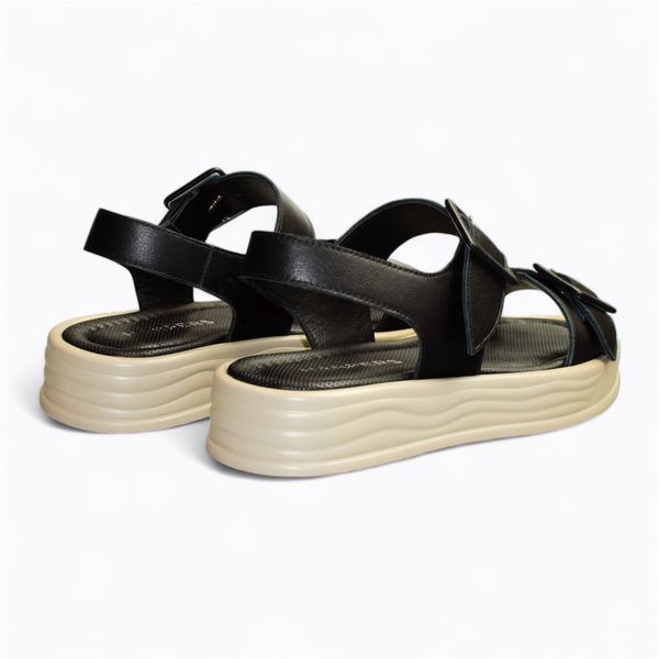 CHARINA BLACK WOMEN'S SANDALS