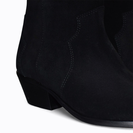 CZARNE KOWBOJKI DAMSKIE EMELDIA