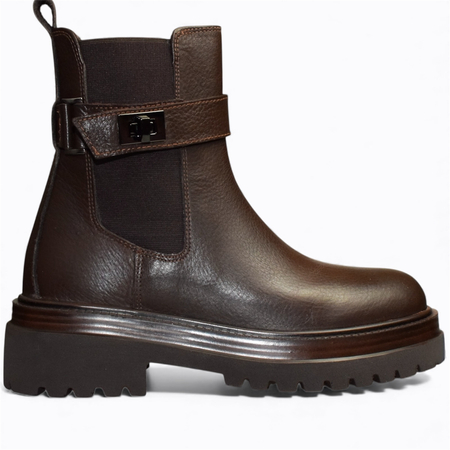 BRĄZOWE BOTKI DAMSKIE MIRANIL