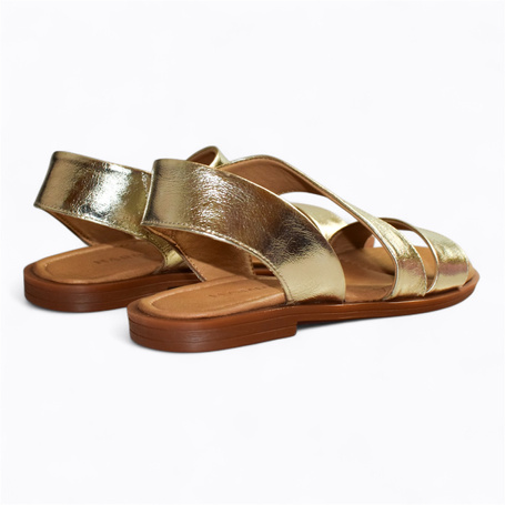 MILANNA WOMEN'S GOLD SANDALS