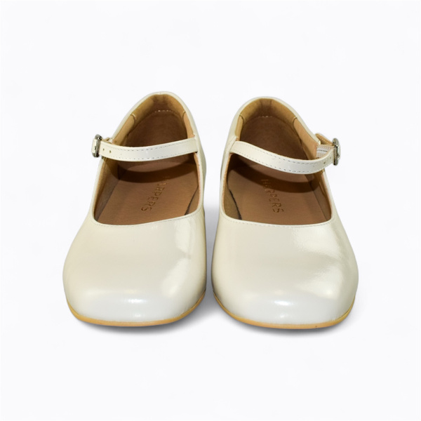 Rohilia Beige Leather Women's Low-Cut Shoes