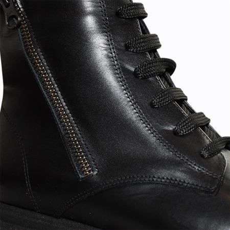 CZARNE BOTKI DAMSKIE REVIONA