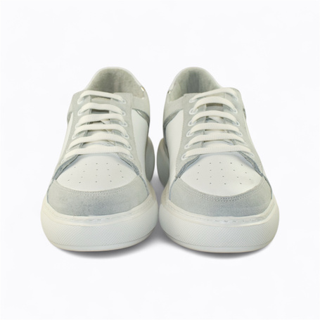 Feralda White Leather Women's Sneakers