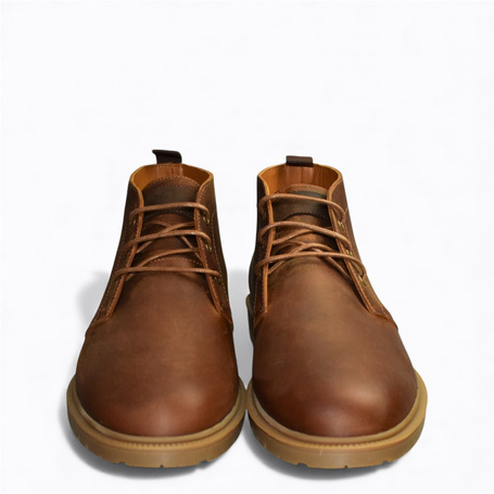 EMILSON MEN'S BROWN LEATHER BOOTS