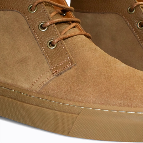DAMIENS MEN'S RED LEATHER BOOTS