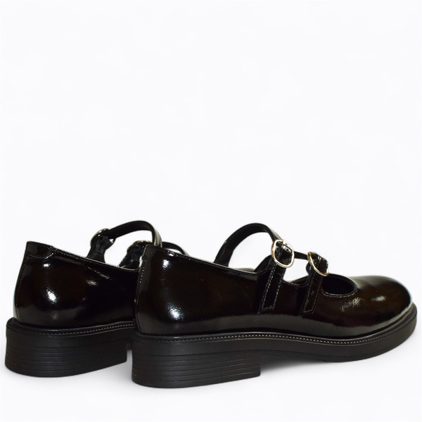 Kirella Women's Black Leather Low-Top Shoes
