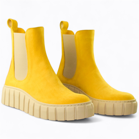 ŻÓŁTE BOTKI DAMSKIE MAVIS
