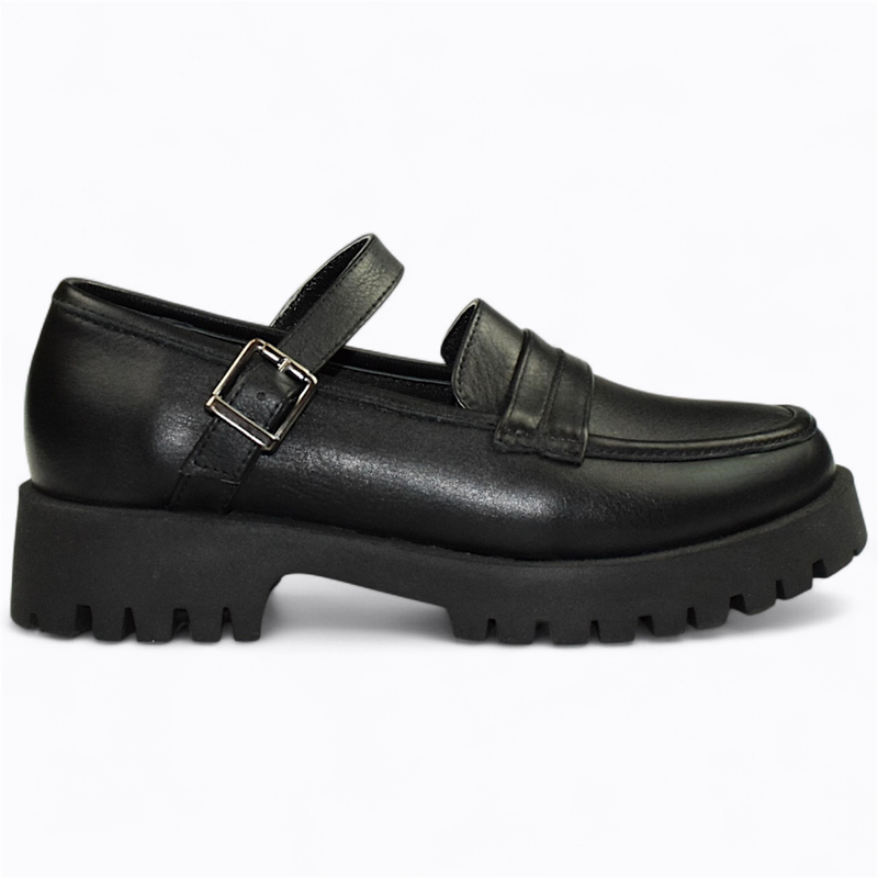 CZARNE PÓŁBUTY DAMSKIE JASLINE