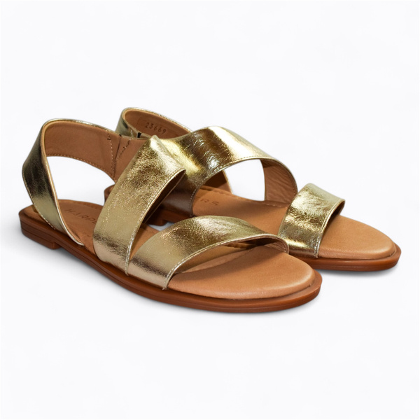 MILANNA WOMEN'S GOLD SANDALS