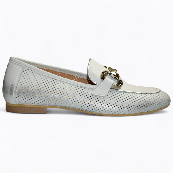 SANORA WOMEN'S SILVER LOW-CUT SHOES