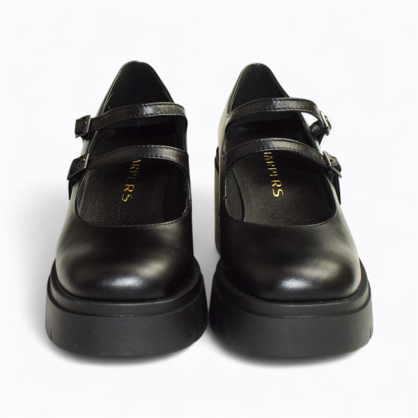 CZARNE PÓŁBUTY DAMSKIE TIBISIA