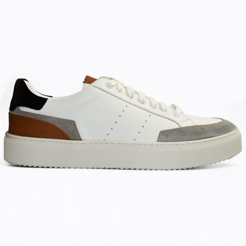 BIAŁE SNEAKERSY MĘSKIE GILVERN