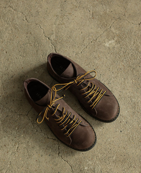 Aldoria Women's Leather Chocolate-Brown Low-Cut Shoes