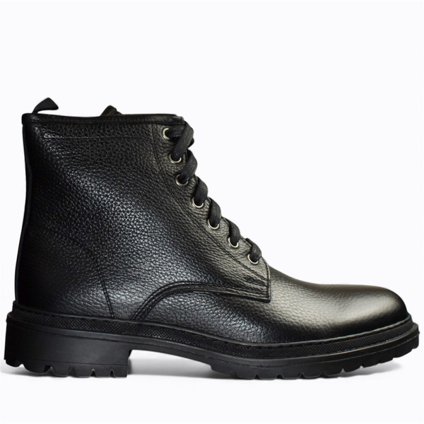 BELINDO MEN'S BLACK LEATHER BOOTS
