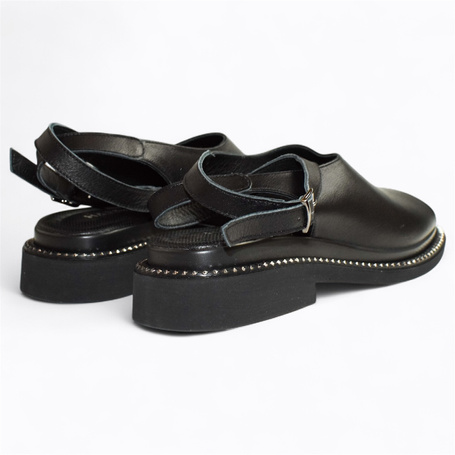MEGDALI BLACK WOMEN'S SANDALS