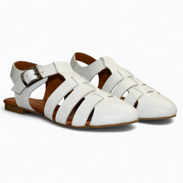 VALINDA WHITE WOMEN'S SANDALS