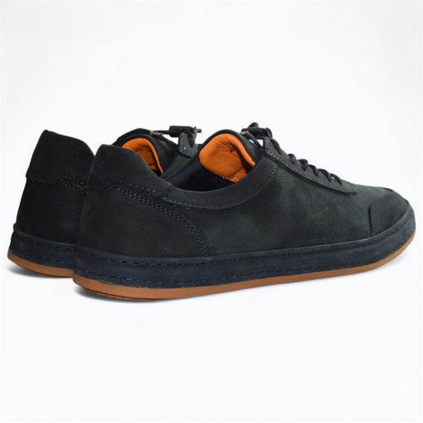 SILVIAN MEN'S NAVY BLUE LOW-TOP SHOES