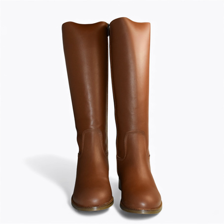 Elthira Women's Red Leather Boots