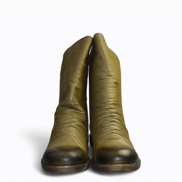Caliona Women's Green Ankle Boots