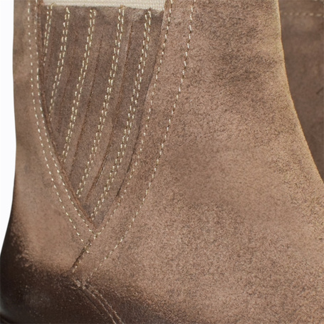 Elisara Women's Taupe Leather Cowboy Boots