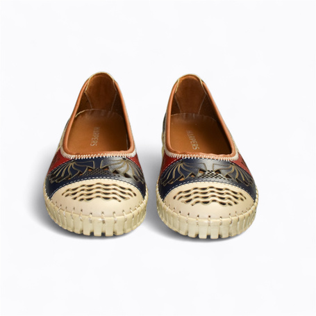 IMARIEL MULTICOLORED WOMEN'S BALLERINA FLATS