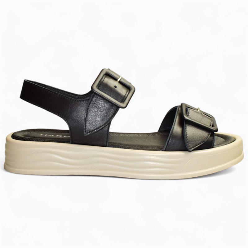 CHARINA BLACK WOMEN'S SANDALS