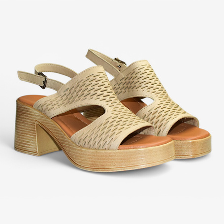 TREFFIA BEIGE WOMEN'S SANDALS