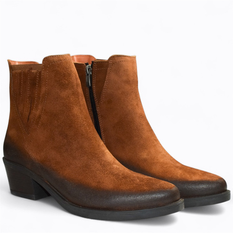 Elisara Women's Red Leather Cowboy Boots