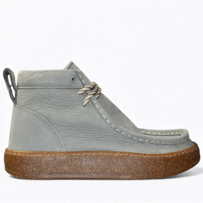 Skórzane szare trzewiki damskie Iserlin