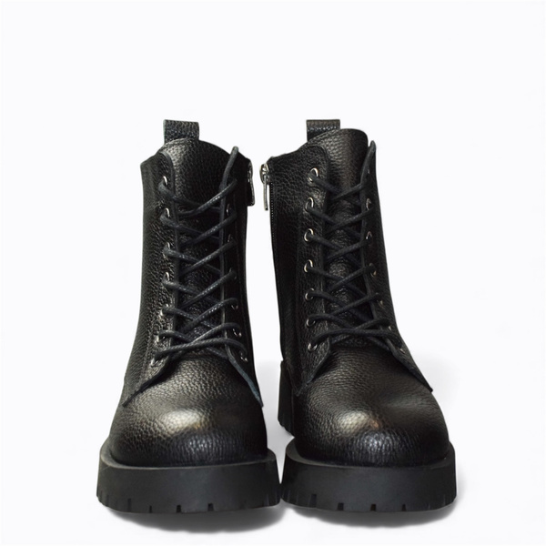 Regnika Women's Black Leather Boots