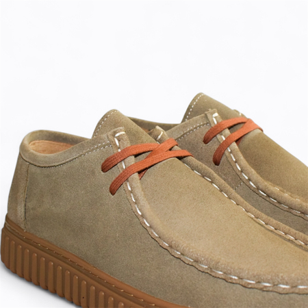 SKÓRZANE SZARE PÓŁBUTY DAMSKIE VIRETIA