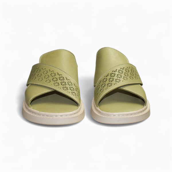 LYSELLE WOMEN'S GREEN FLIP-FLOPS
