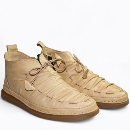 BEŻOWE TRZEWIKI DAMSKIE LORENZA