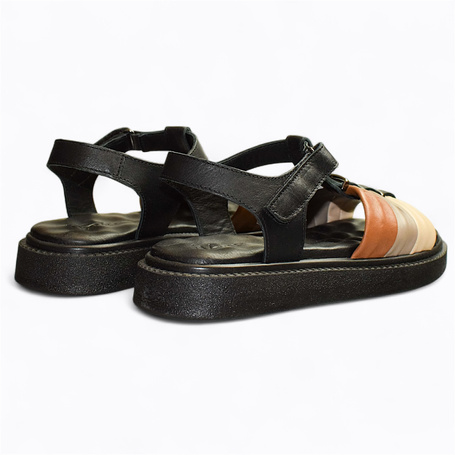 VIRENYS BLACK WOMEN'S SANDALS
