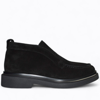 Skórzane czarne botki damskie Oristia