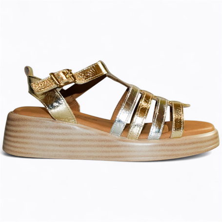 TARSILA WOMEN'S GOLD SANDALS